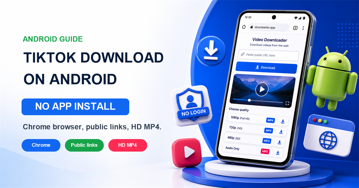 How to Download TikTok Videos on Android Without Installing Apps