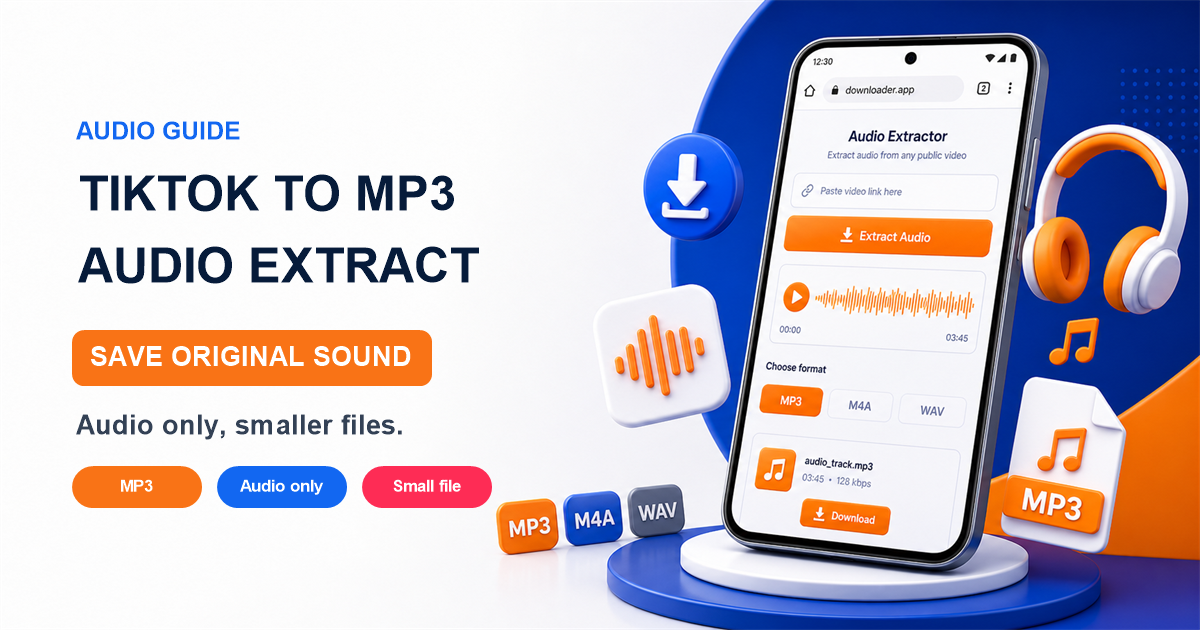 How to Extract and Download MP3 Audio Tracks from TikTok Videos