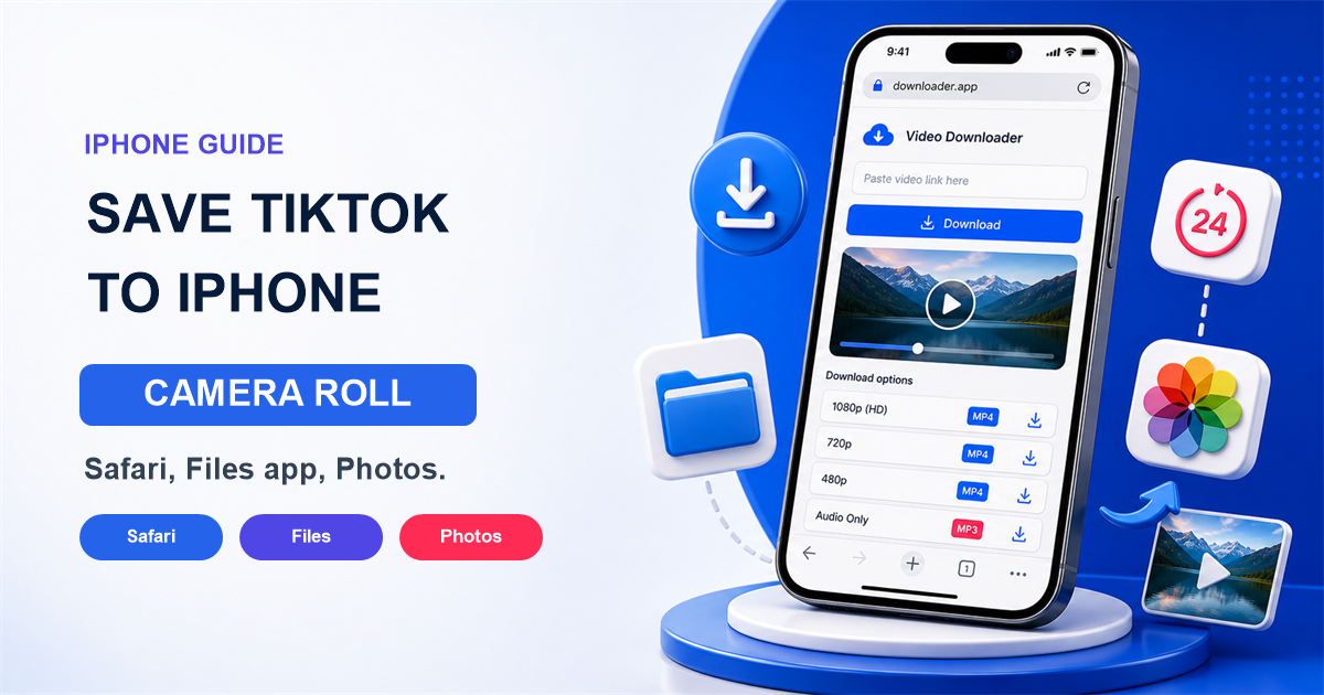 How to Save TikTok Videos and Stories to iPhone Camera Roll