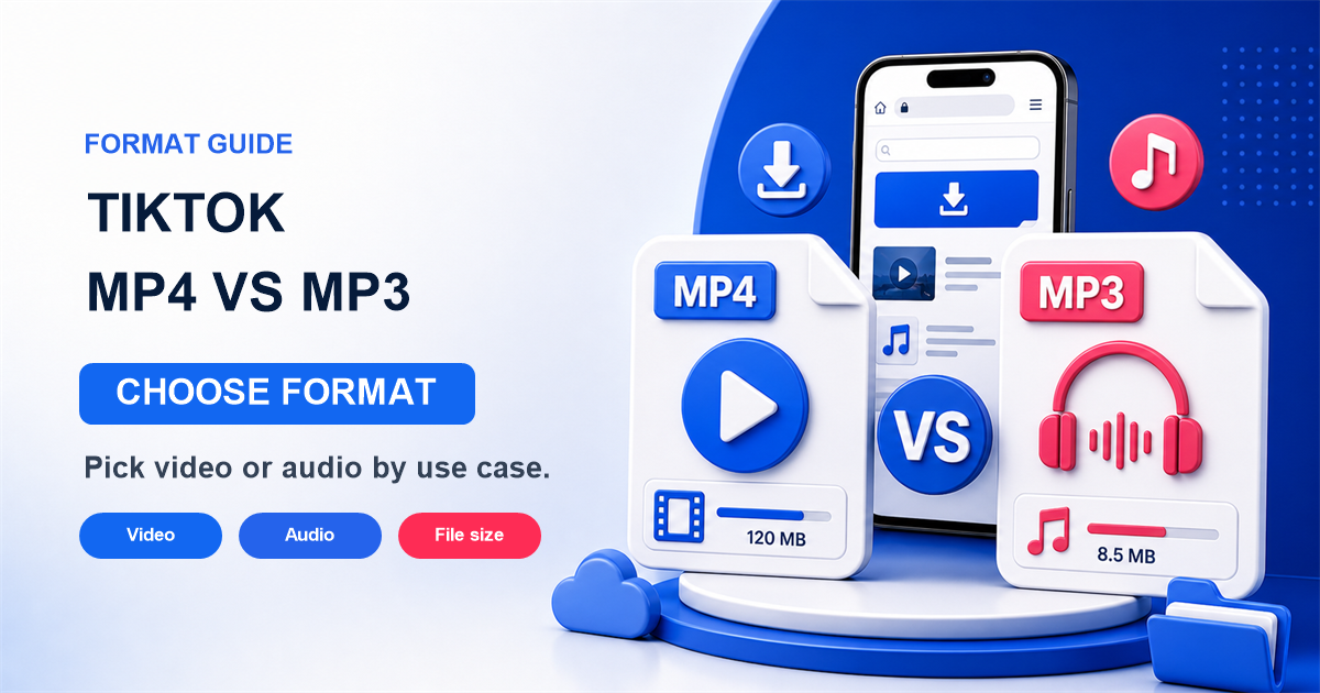 TikTok MP4 vs. MP3: Which Format Should You Choose?